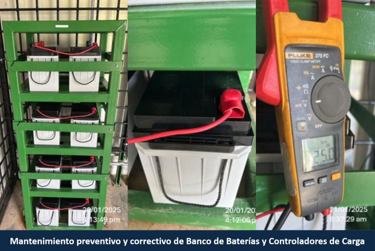 mantto banco de baterias