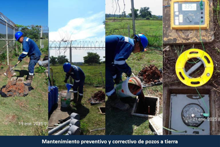 mantto de pozos a tierra