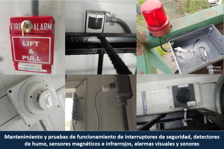 mantto sensores y alarmas
